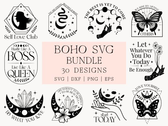Download Boho SVG Bundle - Boho svg bundle Collection