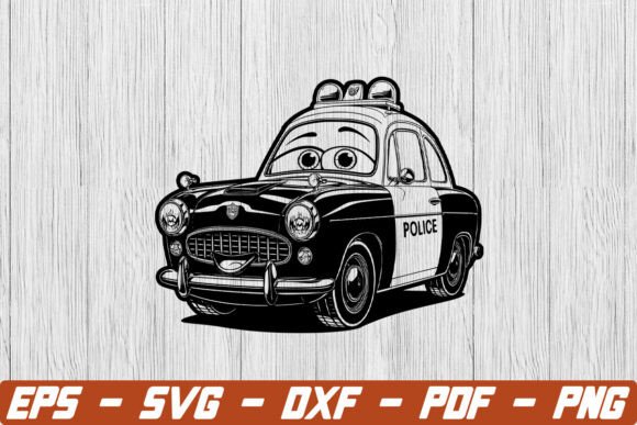 Download Funny Police Car Vector Files,Police Svg - Vector files Collection