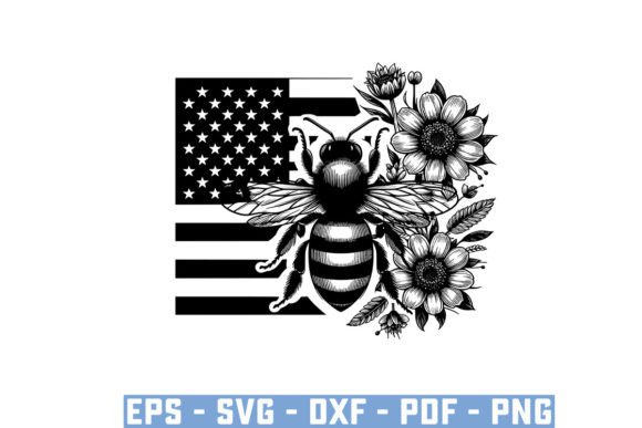Download Gift Bee with Flowers Funny Vector Files - Premium Resources