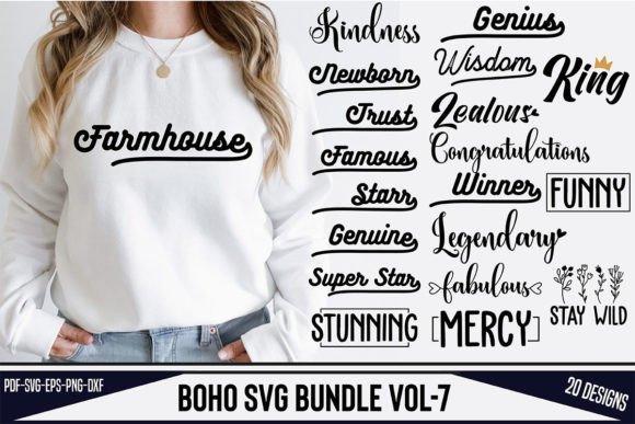 Download BOHO SVG BUNDLE VOL-7 - Boho svg bundle Collection