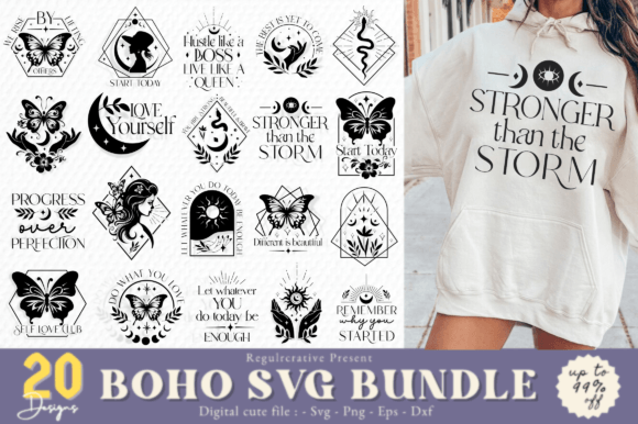 Download Boho Svg Bundle,floral Moon Svg - Boho svg bundle Collection