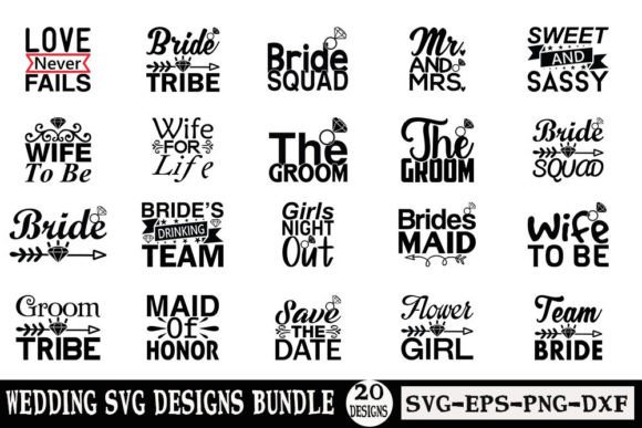 Download Wedding SVG Designs Bundle - Wedding svg designs Collection