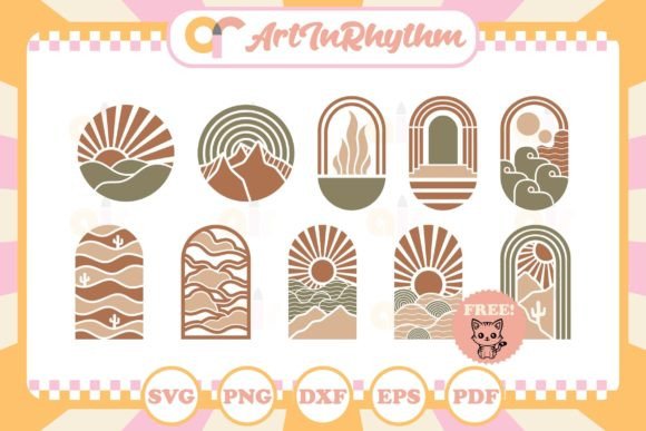 Download Modern Boho Svg Bundle, Boho Wall Arts - Boho svg bundle Collection