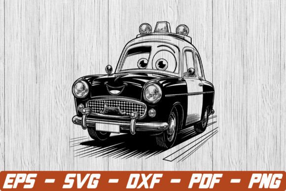 Download Funny Police Car Vector Files,Police Svg - Vector files Collection