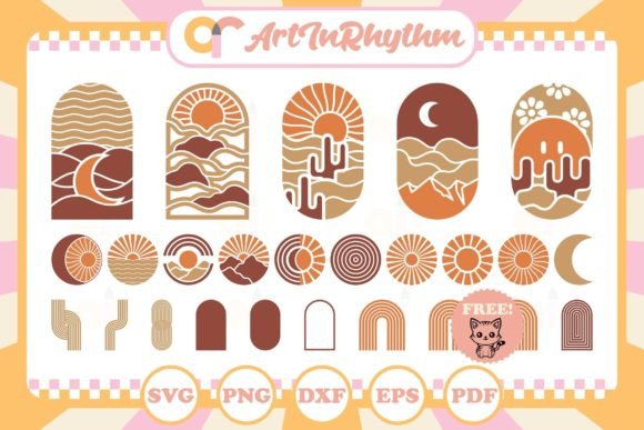 Download Boho Svg Bundle, Boho Wall Arts Svg - Boho svg bundle Collection