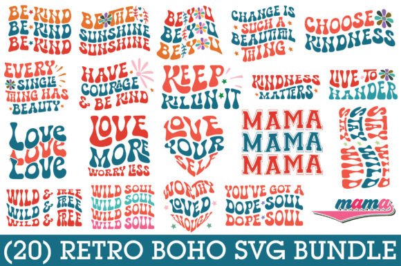 Download Retro Boho Svg Bundle - Boho svg bundle Collection